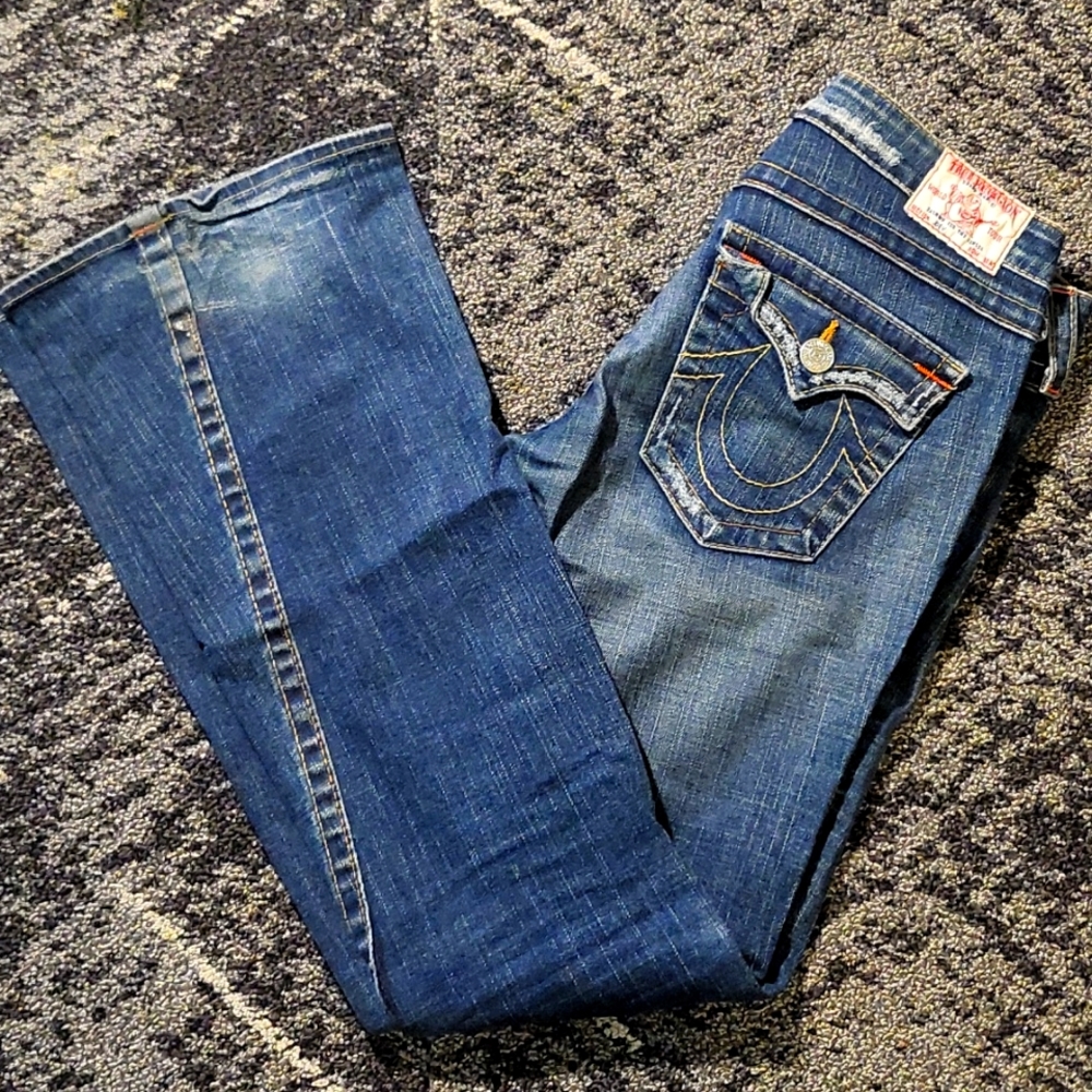 Premium Brand True Religion Low Rise, Y2K style, Size 28